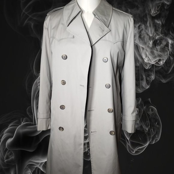 London Fog Other - London Fog Men's Khaki Overcoat/Trench Coat - 42 Reg - Unworn Condition